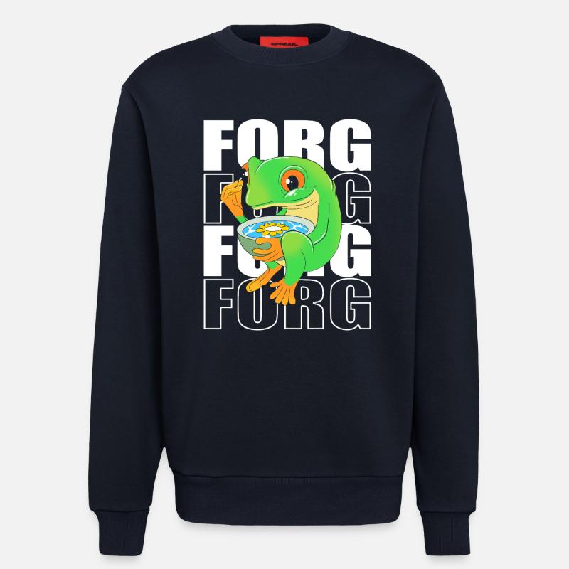 Frosch Laubfrosch - Sweatshirt - made by SPREAD - DARK NAVY