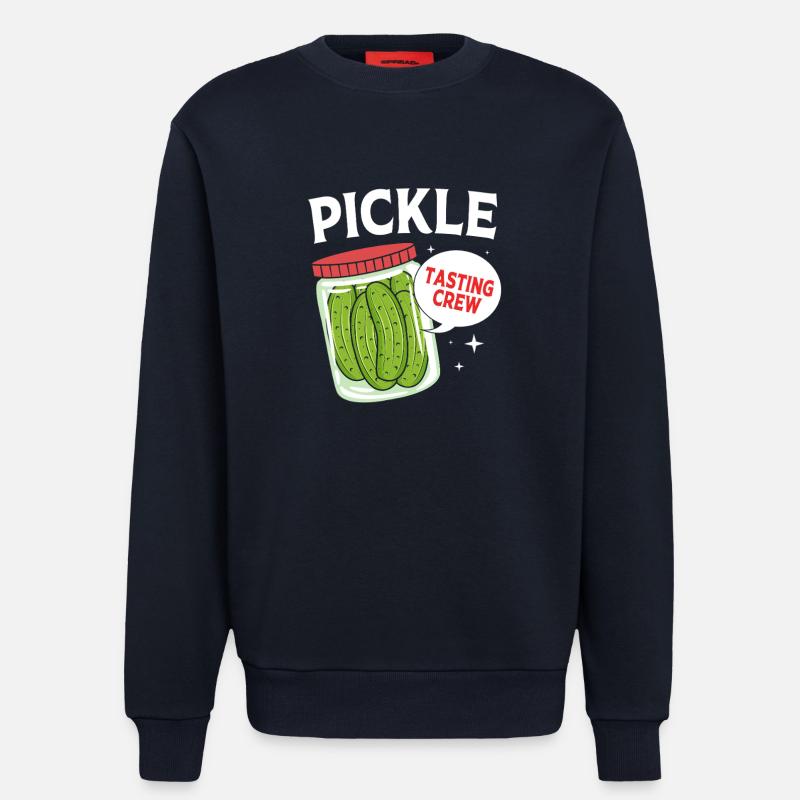 Cornichon concombre - Sweat bio décontracté fabriqué en UE - DARK NAVY