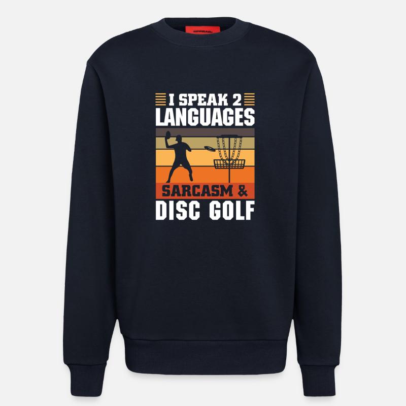 Disc Golf Geschenke Discgolf - Sweatshirt - made by SPREAD  - DARK NAVY