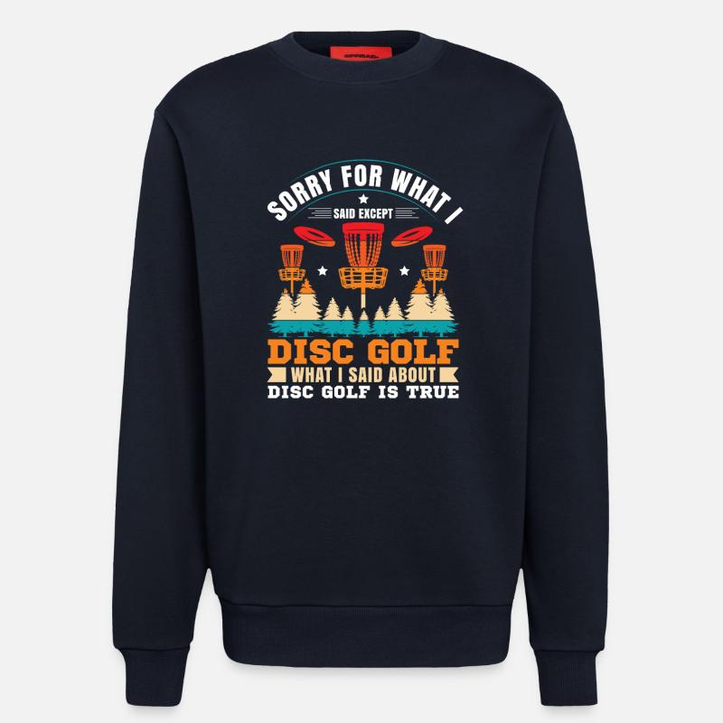 Disc Golf Geschenke Discgolf - Sweatshirt - made by SPREAD - DARK NAVY