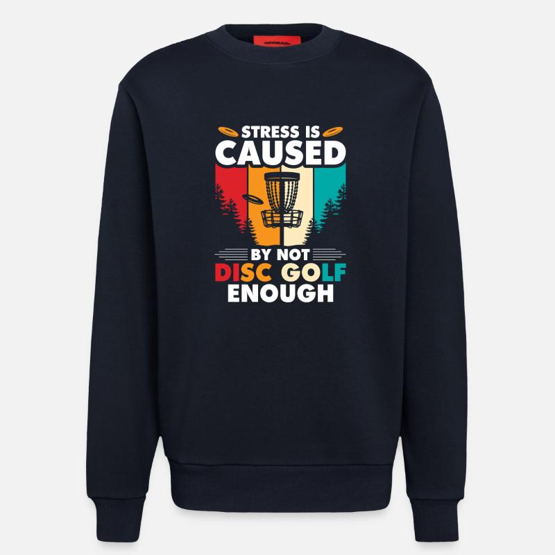 Disc Golf Geschenke Discgolf - Sweatshirt - made by SPREAD  - DARK NAVY