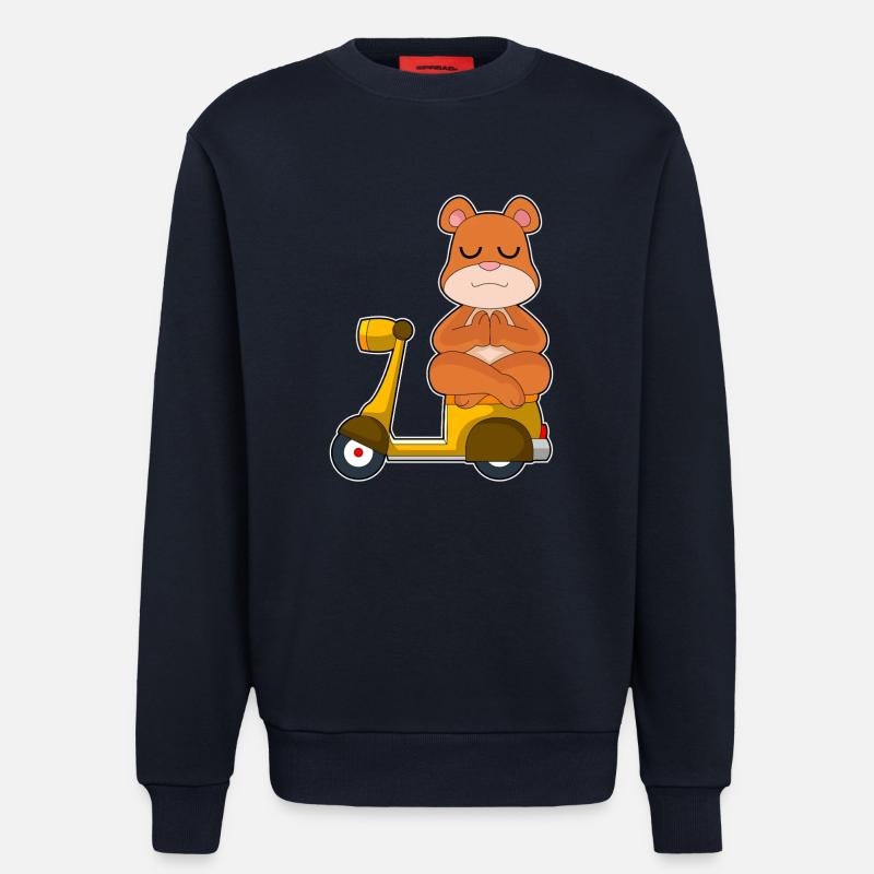 Bär Motorroller - Sweatshirt - made by SPREAD  - DARK NAVY