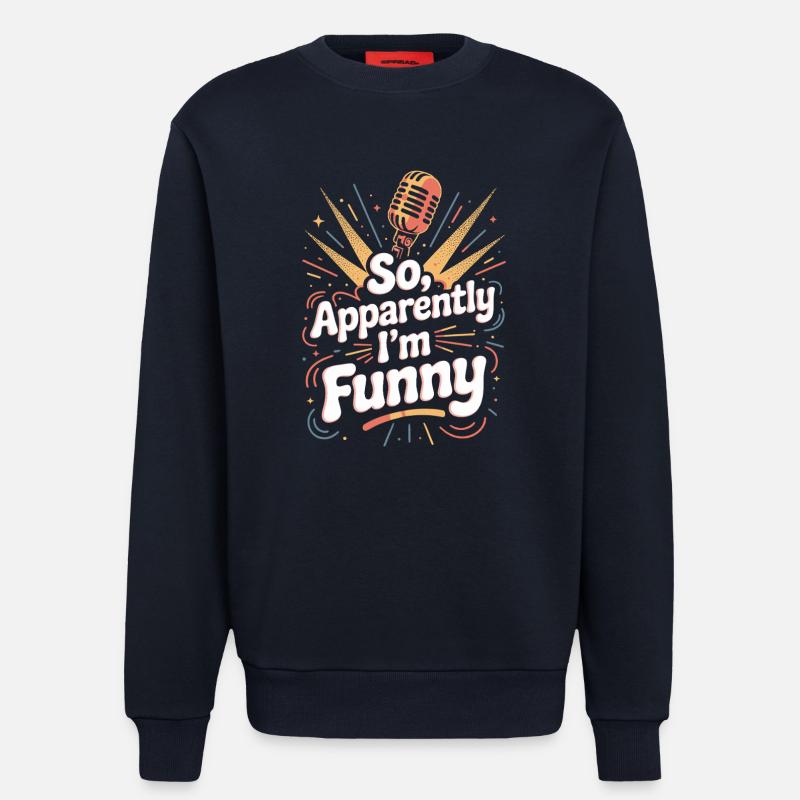 Also, anscheinend bin ich lustig - Sweatshirt - made by SPREAD  - DARK NAVY