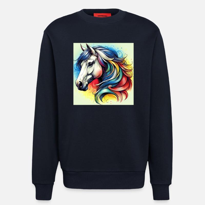 Pferd - Sweatshirt - made by SPREAD  - DARK NAVY