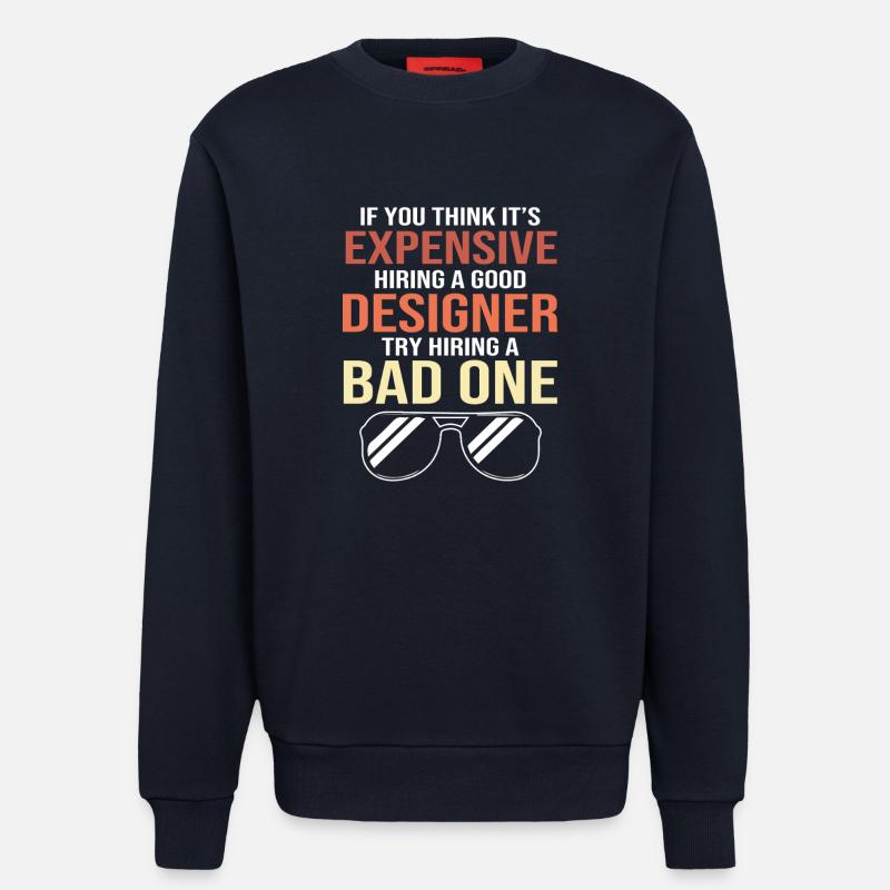 Architecte architecte Designer d’intérieur - Sweat bio décontracté fabriqué en UE - DARK NAVY