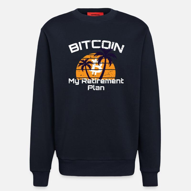 Bitcoin - 21 Million - Cryptocurrency - Sweatshirt - made by SPREAD  - DARK NAVY