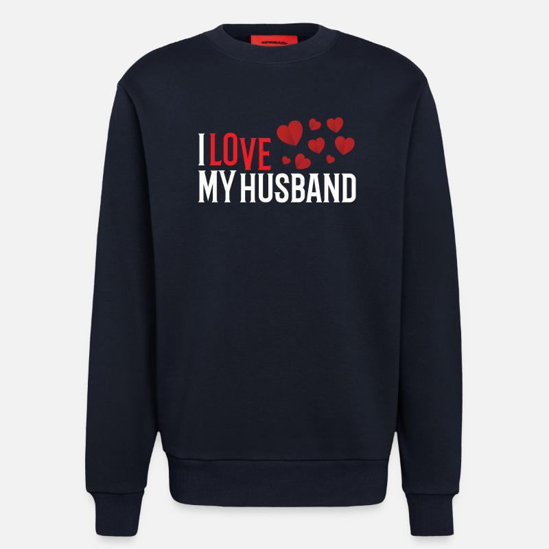 Ich liebe meinen Ehemann - Sweatshirt - made by SPREAD  - DARK NAVY