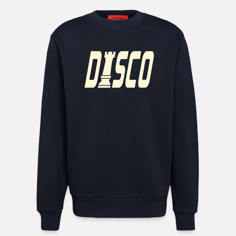 DISCO CHESS TOWER - Sweatshirt - made by SPREAD  - DARK NAVY