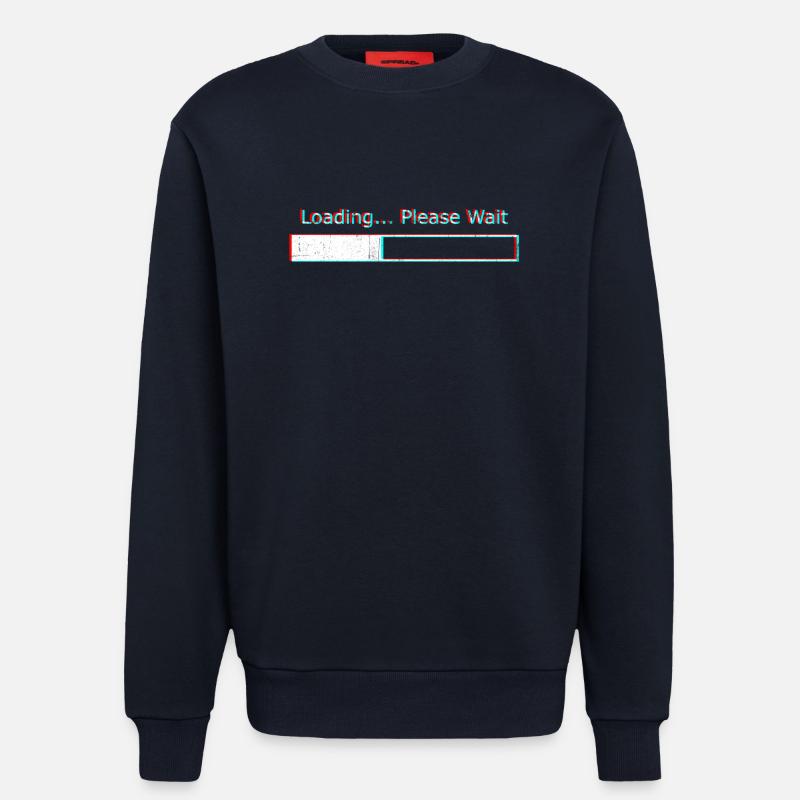 Loading Please wait - Sweatshirt - made by SPREAD  - DARK NAVY