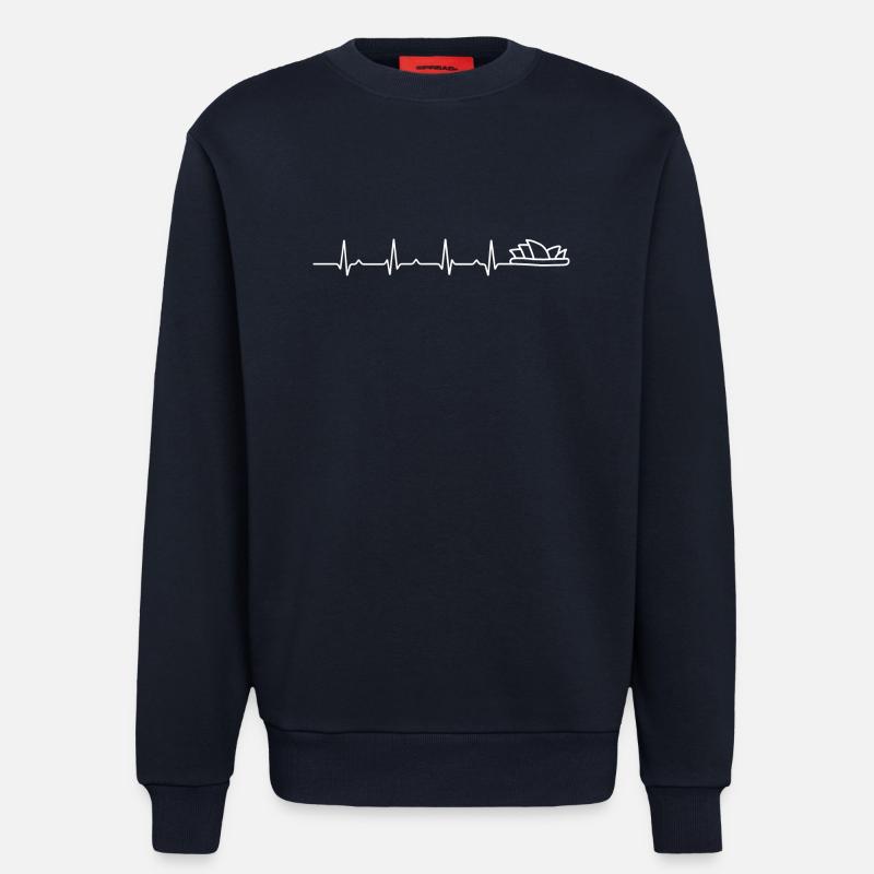 En attente d’image de conception - Sweat bio décontracté fabriqué en UE - DARK NAVY