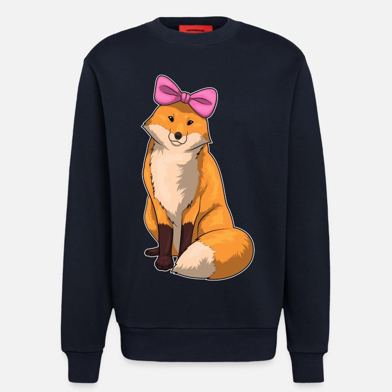 Fuchs Schleife - Sweatshirt - made by SPREAD  - DARK NAVY