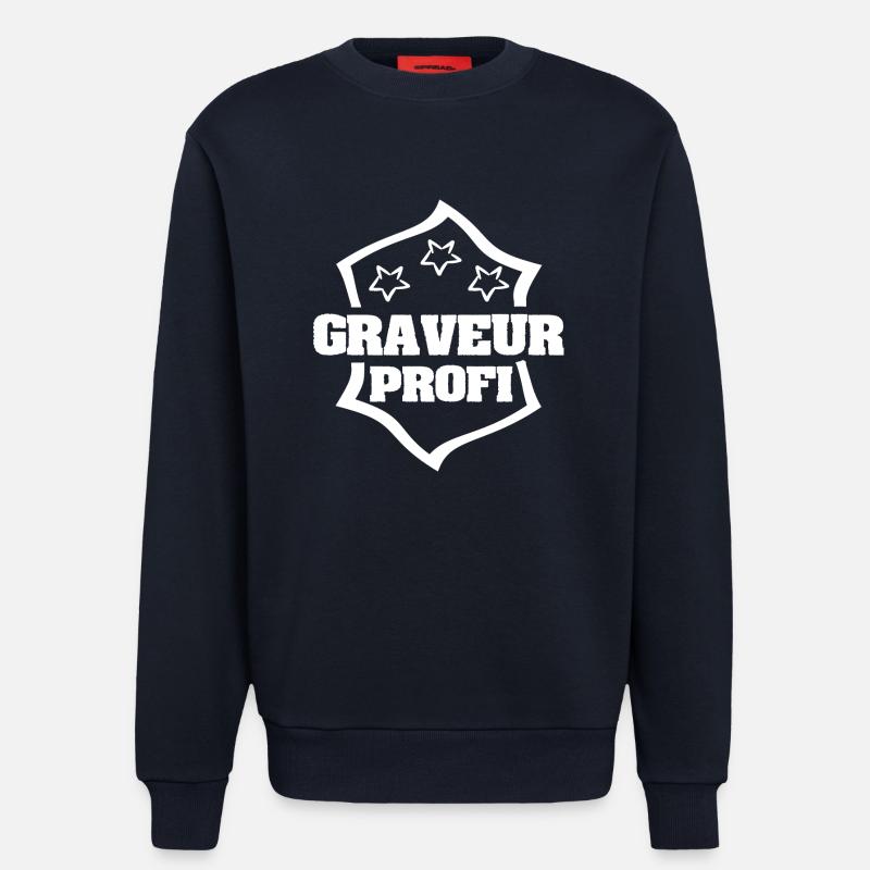 Beruf Graveur - Sweatshirt - made by SPREAD - DARK NAVY