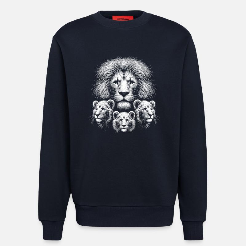 Löwe - Sweatshirt - made by SPREAD  - DARK NAVY