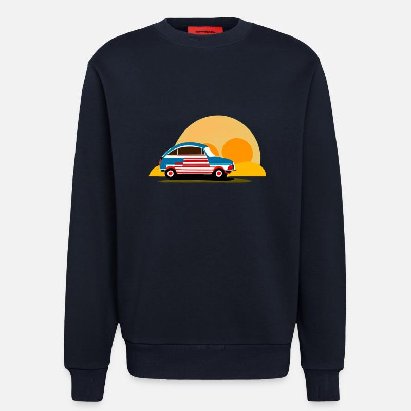 into the sunset - Sweatshirt - made by SPREAD  - DARK NAVY