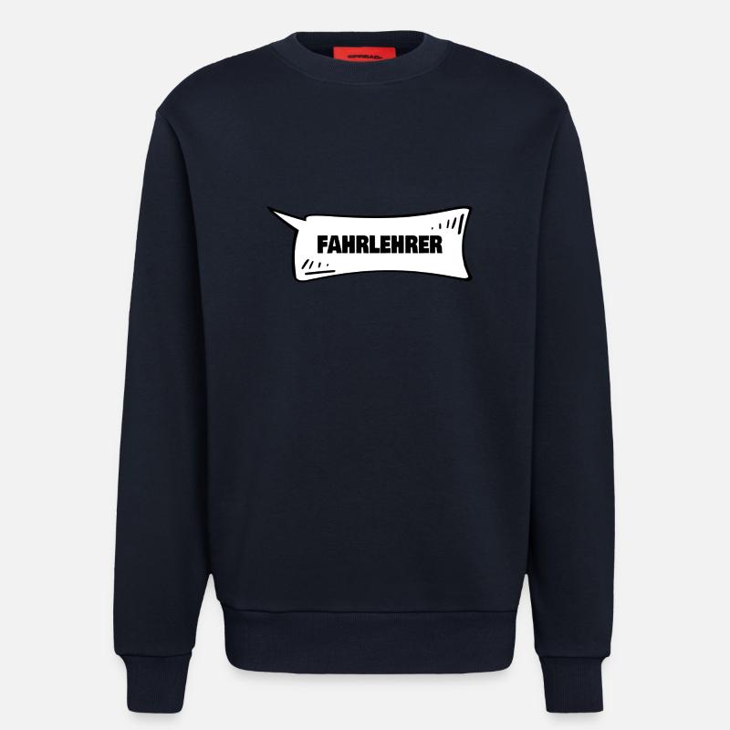Speech bubble driving instructor - Sweatshirt - made by SPREAD  - DARK NAVY