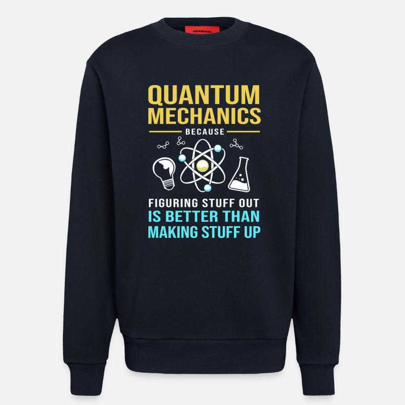 Quantenphysik Quantenmechanik Quantensprung - Sweatshirt - made by SPREAD  - DARK NAVY