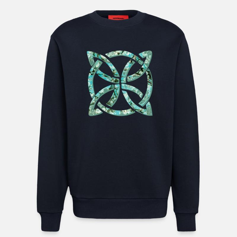 celtic knot 10 e 247 - Sweatshirt - made by SPREAD  - DARK NAVY