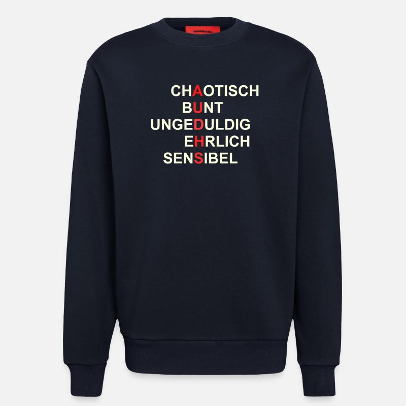 AUDHS Visibly different. Visible I. - Sweatshirt - made by SPREAD  - DARK NAVY