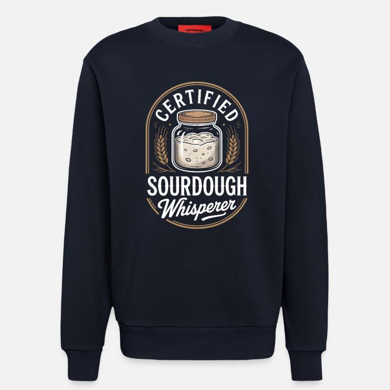 Zertifizierter Sauerteigflüsterer - Sweatshirt - made by SPREAD  - DARK NAVY