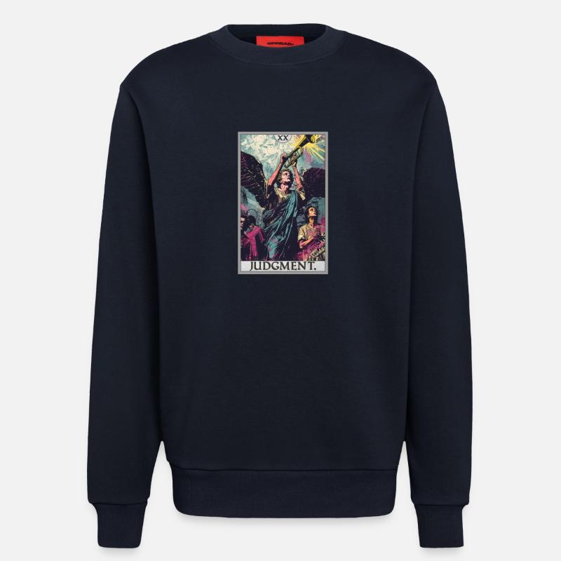 Tarotkarten Tarotkarte 20 Judgment Gericht - Sweatshirt - made by SPREAD  - DARK NAVY