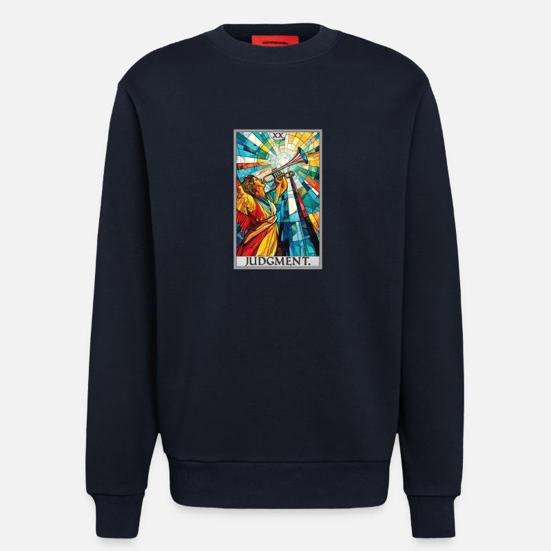 Tarotkarten Tarotkarte 20 Judgment Gericht - Sweatshirt - made by SPREAD  - DARK NAVY