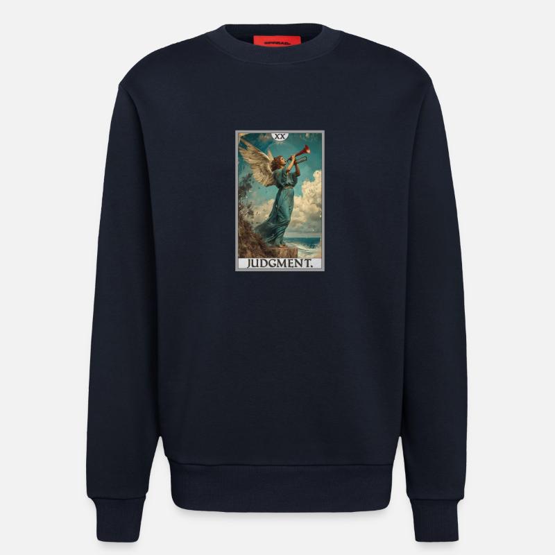 Tarotkarten Tarotkarte 20 Judgment Gericht - Sweatshirt - made by SPREAD  - DARK NAVY