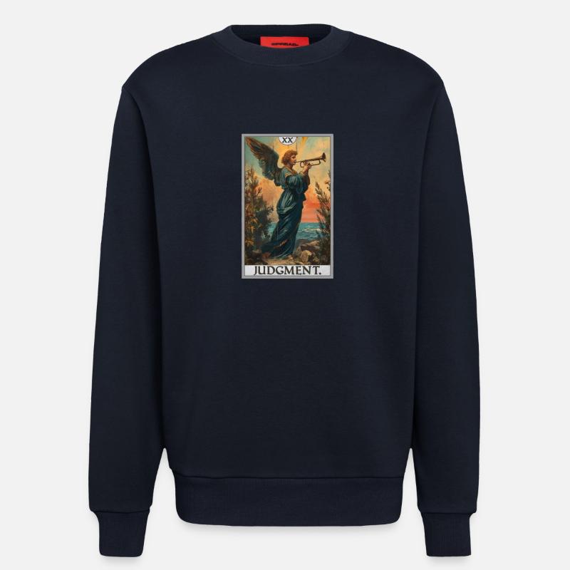 Tarotkarten Tarotkarte 20 Judgment Gericht - Sweatshirt - made by SPREAD  - DARK NAVY