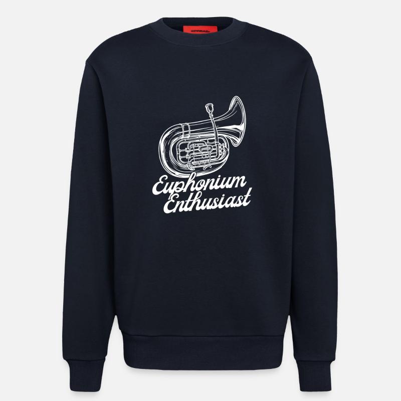 Baritone Player Enthusiast Euphonium - Sweatshirt - made by SPREAD  - DARK NAVY