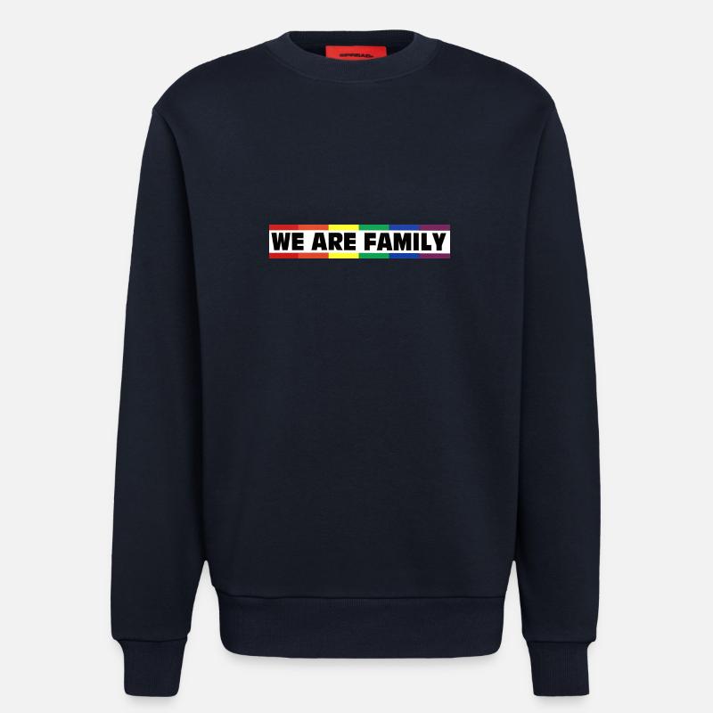 We are Family - Rainbow&Pride - Sweatshirt - made by SPREAD  - DARK NAVY