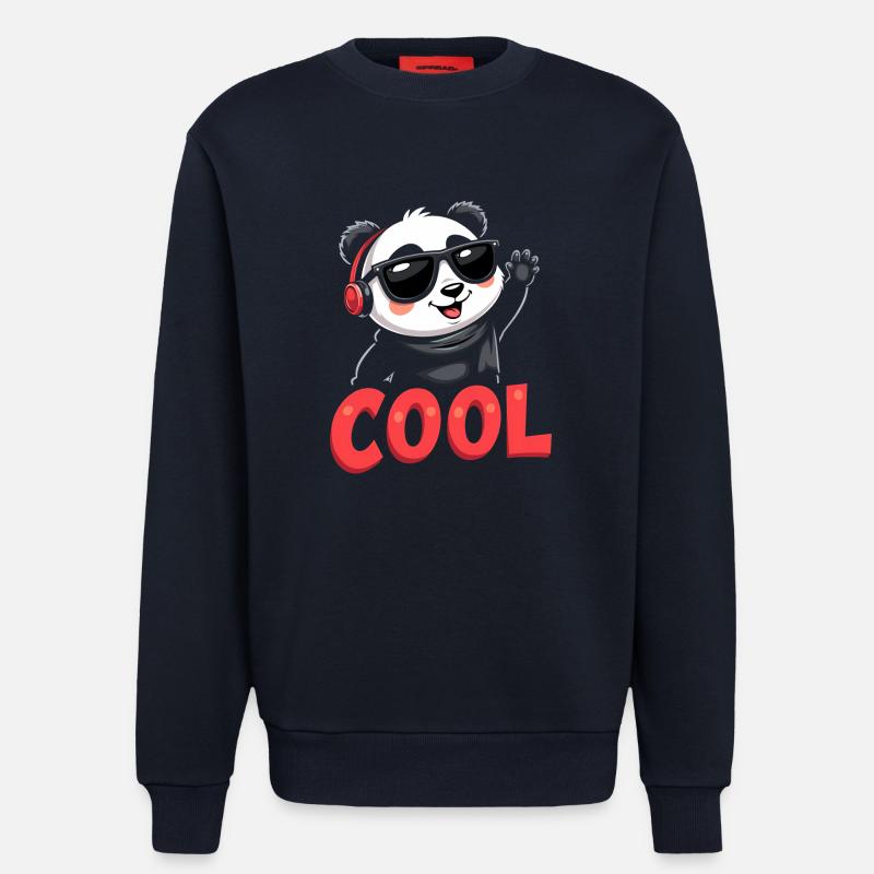 cooler Panda - Sweatshirt - made by SPREAD  - DARK NAVY
