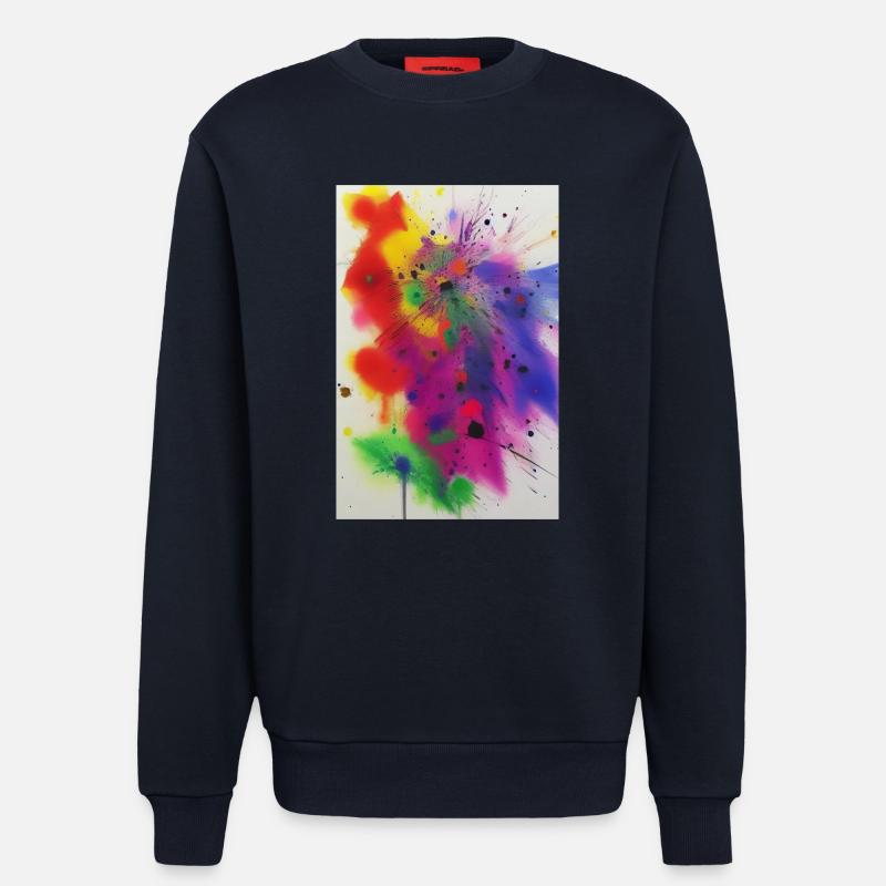 Farbspritzer - Sweatshirt - made by SPREAD  - DARK NAVY