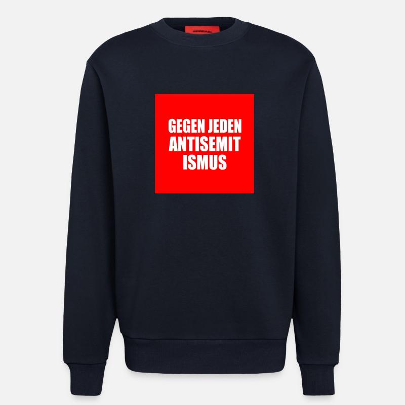 Gegen jeden antisemitismus - Sweatshirt - made by SPREAD  - DARK NAVY