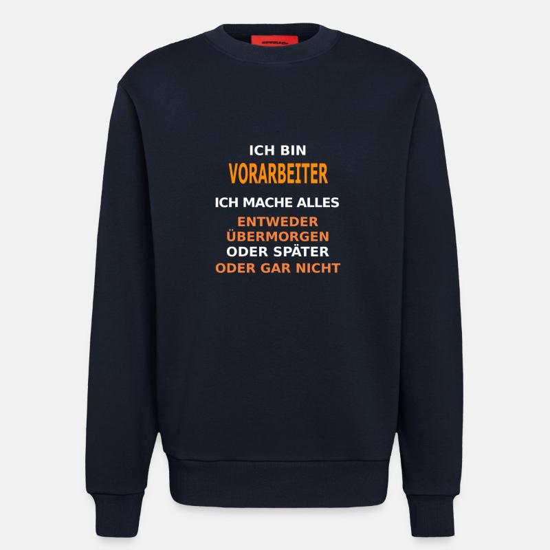 vorarbeiter - Sweatshirt - made by SPREAD  - DARK NAVY