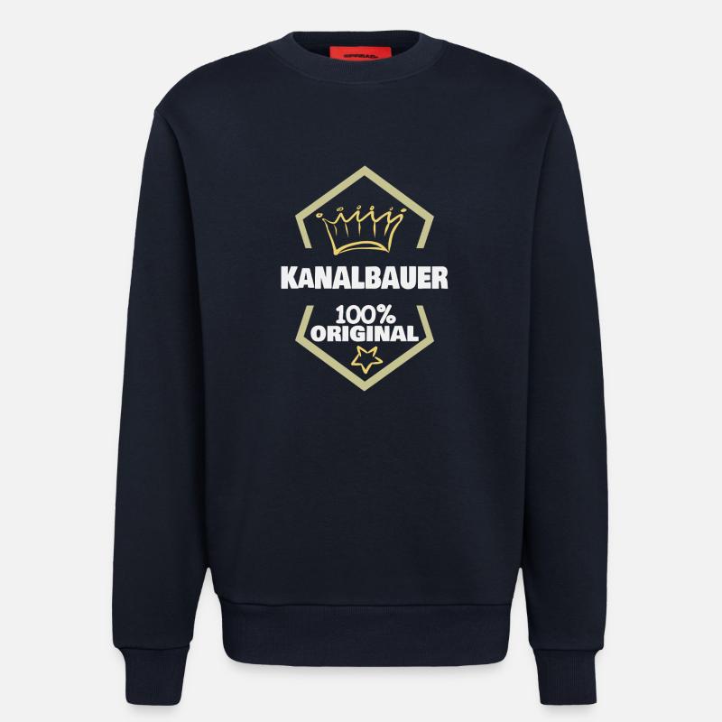 Work Sewer Builder - Sweatshirt - made by SPREAD  - DARK NAVY