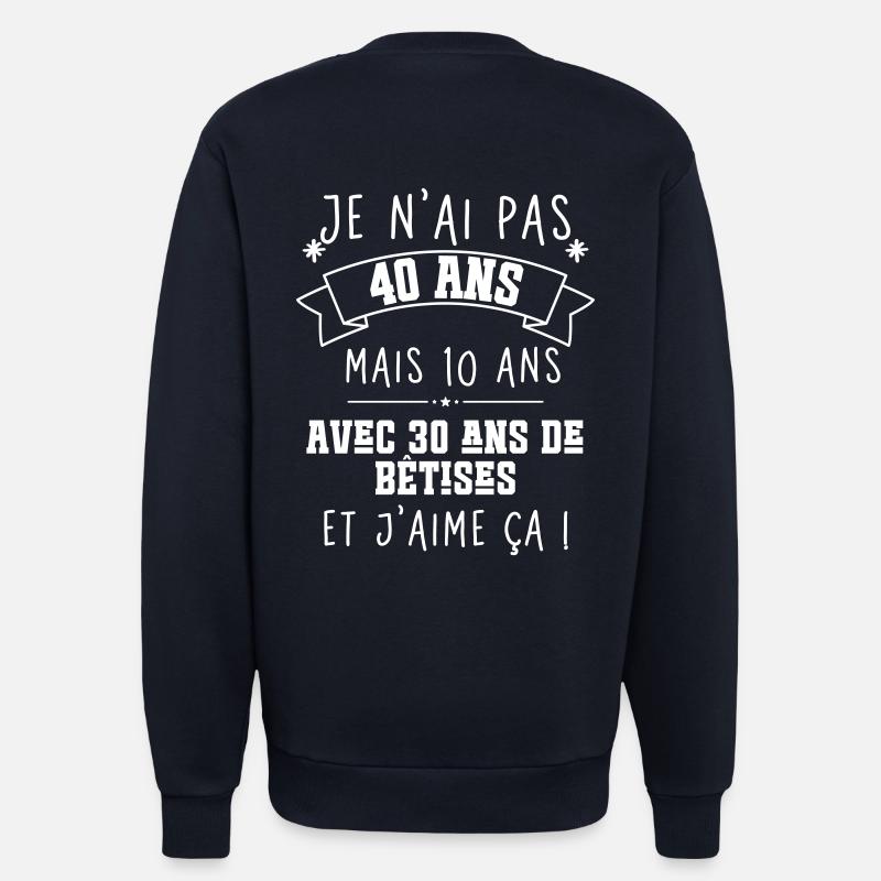 40-jähriges Jubiläum - Sweatshirt - made by SPREAD  - DARK NAVY