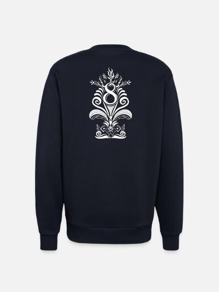Kurbits V8 No:2 - weiß - Sweatshirt - made by SPREAD  - DARK NAVY