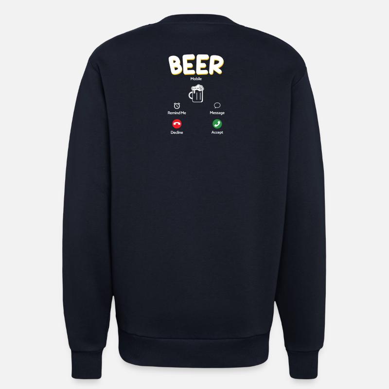 Klassisches Bierglas Motiv - Sweatshirt - made by SPREAD  - DARK NAVY