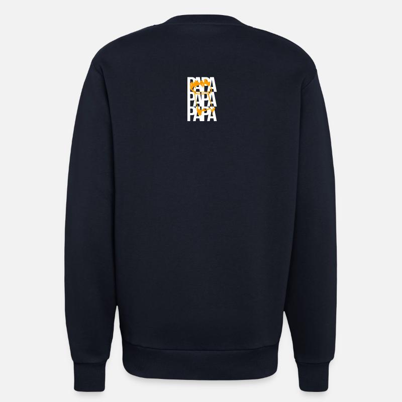 DAD and Child's Drawing - Sweatshirt - made by SPREAD - DARK NAVY