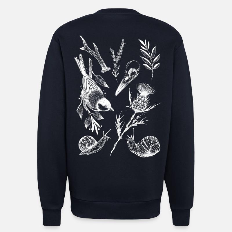 Nature Love Invert - Sweatshirt - made by SPREAD  - DARK NAVY