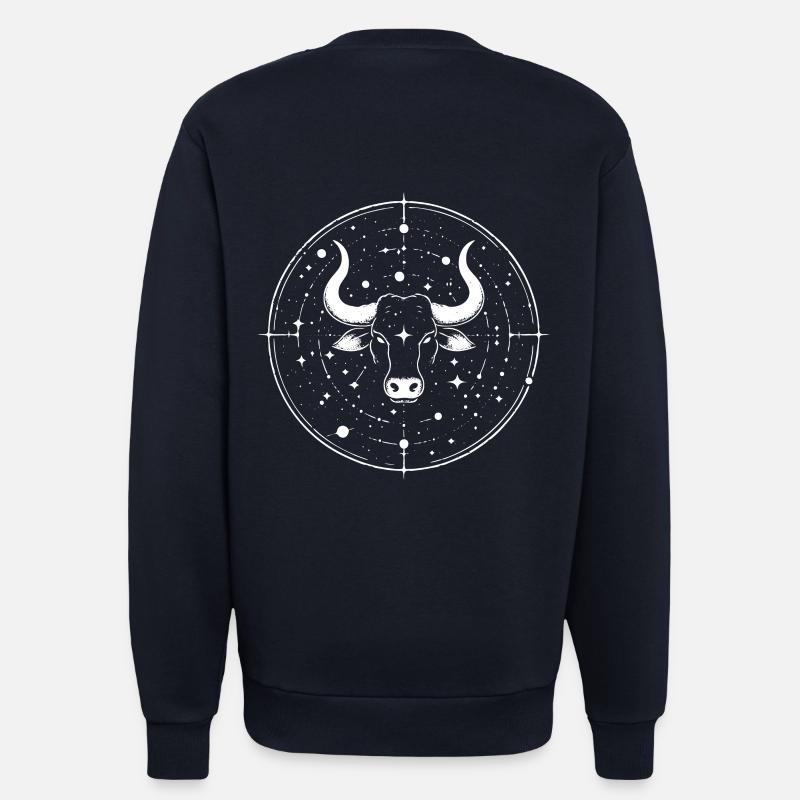 Sternzeichen Stier Design - Sweatshirt - made by SPREAD - DARK NAVY
