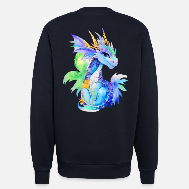 Kleiner Drache - Sweatshirt - made by SPREAD  - DARK NAVY