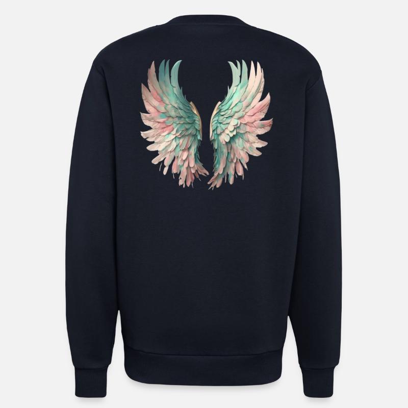 Ätherische Pastellflügel - Sweatshirt - made by SPREAD  - DARK NAVY