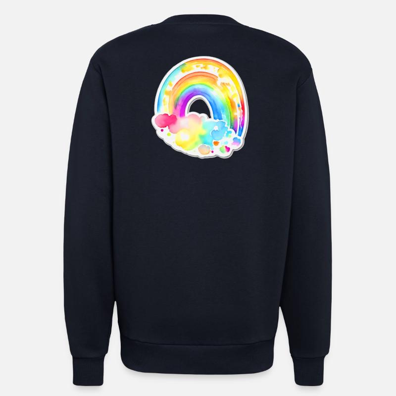 Rainbow - Sweatshirt - made by SPREAD  - DARK NAVY