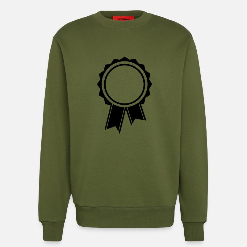 abzeichen - Sweatshirt - made by SPREAD  - MOSS GREEN