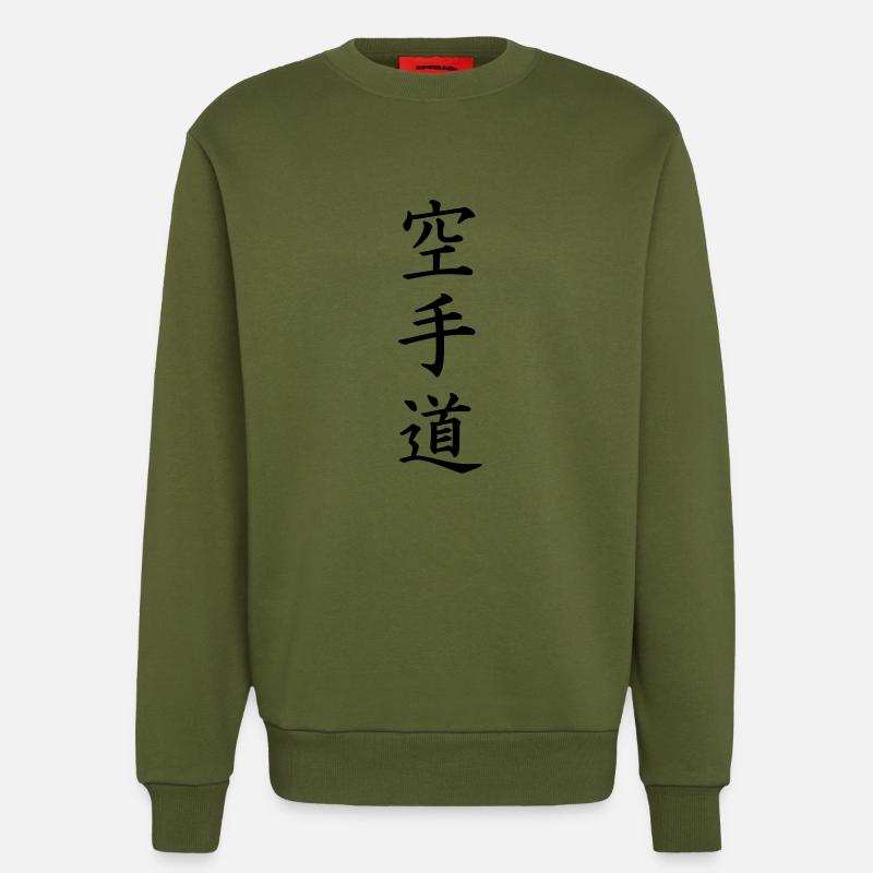 Karate - Sweatshirt - made by SPREAD  - MOSS GREEN