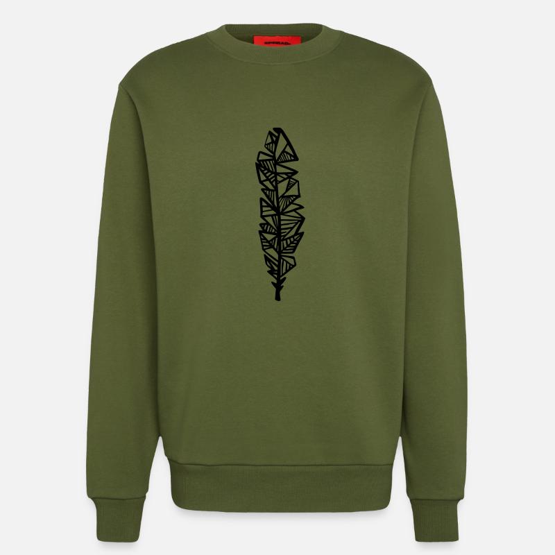 Feder - Sweatshirt - made by SPREAD  - MOSS GREEN