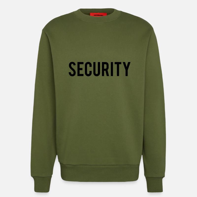 security - Sweatshirt - made by SPREAD  - MOSS GREEN