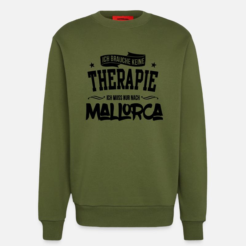 Mallorca - Sweatshirt - made by SPREAD  - MOSS GREEN