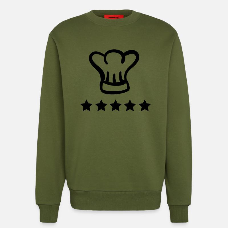 chefkoch - Sweatshirt - made by SPREAD  - MOSS GREEN