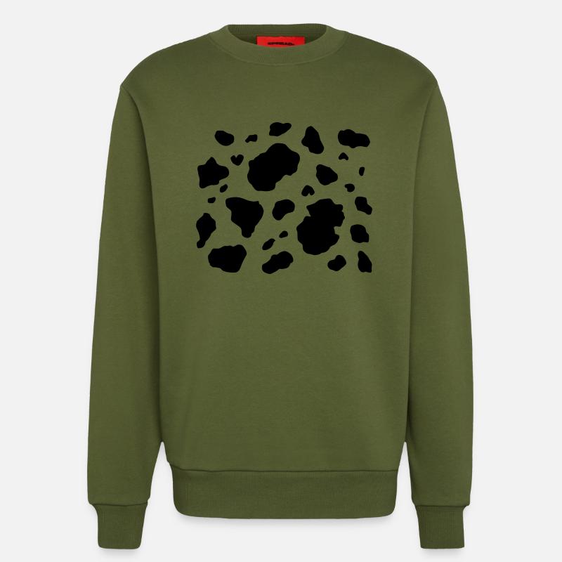 Kuh-Haut 2 - Sweatshirt - made by SPREAD  - MOSS GREEN